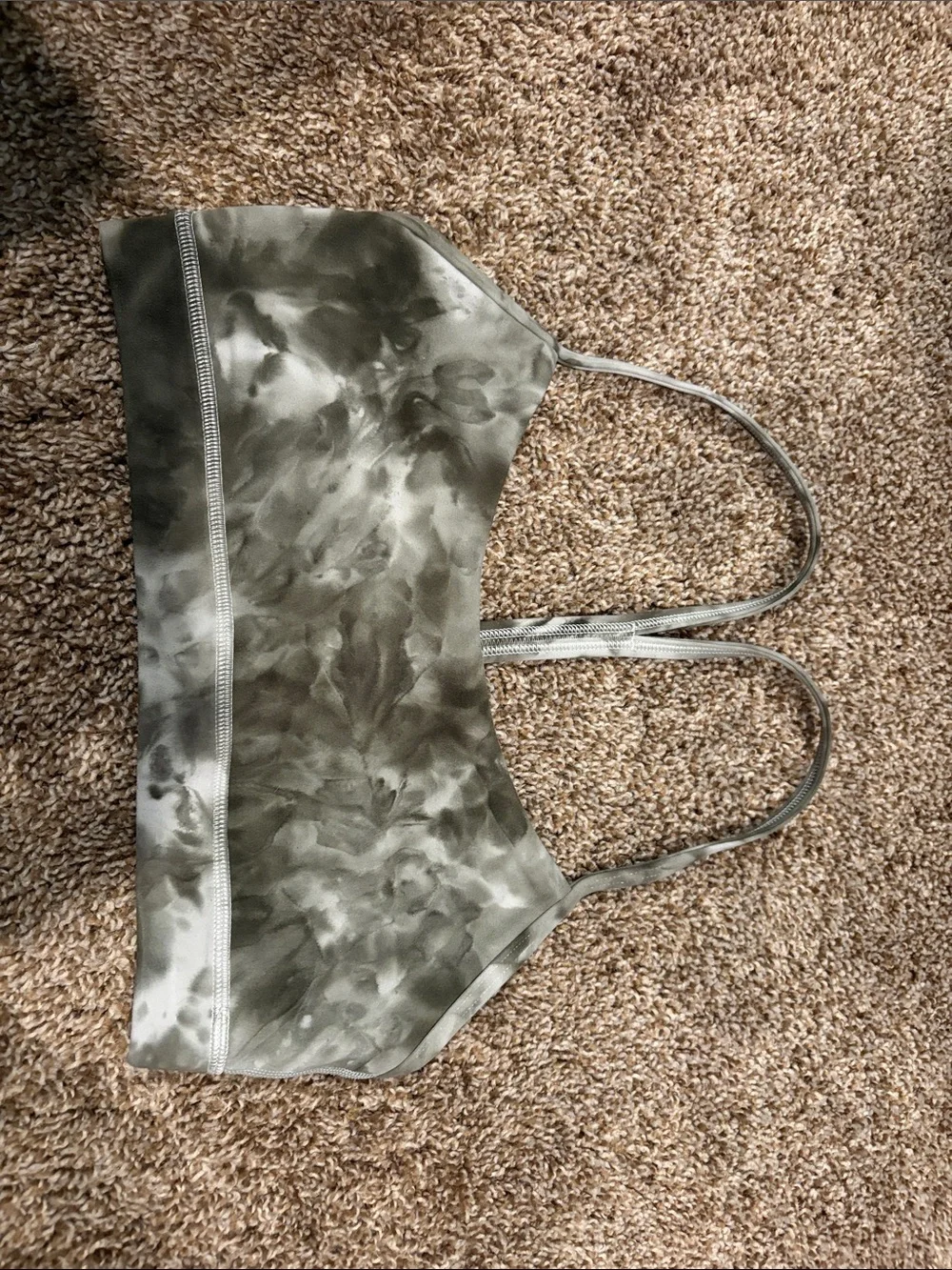 🐍lululemon athletica Olive Green Tie-Dye Double-Strap Tote